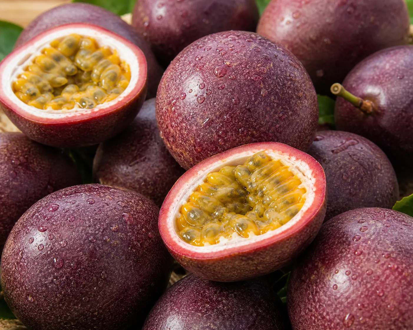 Fresh passion fruit